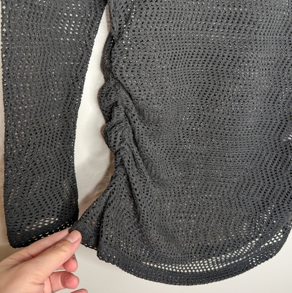 Kozan Black Mesh Turtleneck sz S - Picture 5 of 8